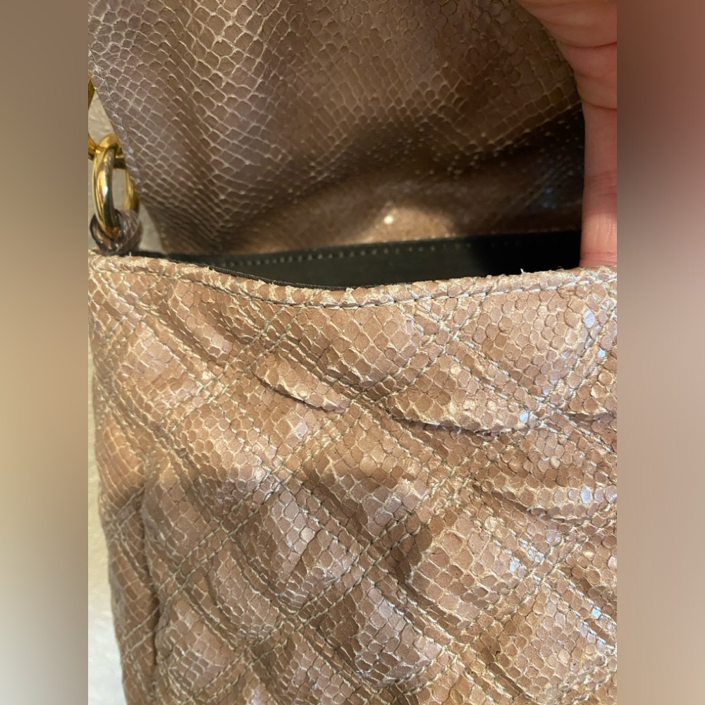Marc Jacobs Stardust Python Embossed “Beat” Handb… - image 5